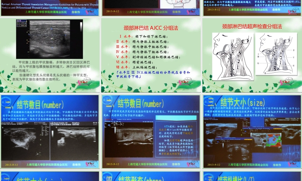 甲状腺结节超声规范及其新进展.ppt