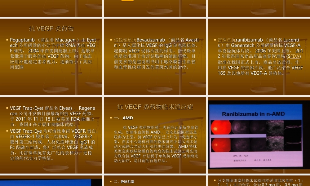 眼内抗血管生成药.ppt