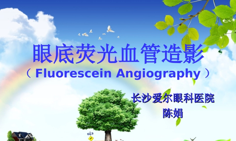 眼底荧光血管造影-陈娟.ppt