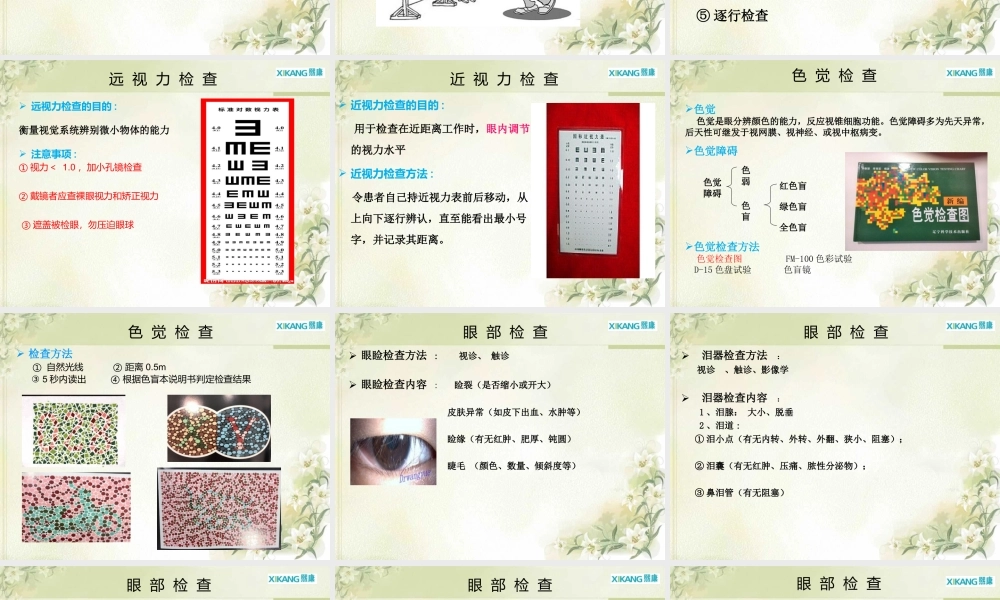 眼科相关知识简介..ppt