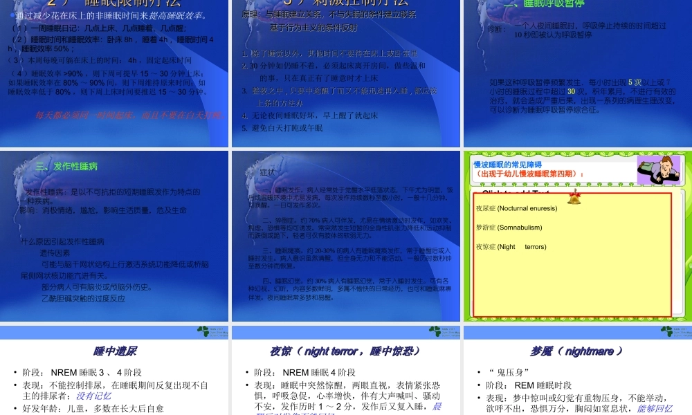 睡眠与生理节律.ppt