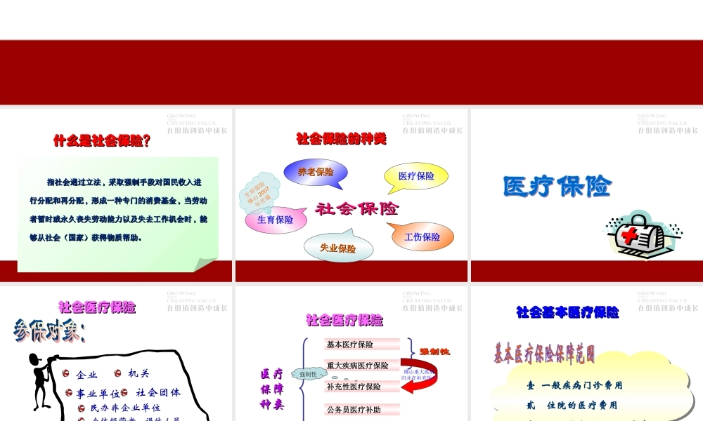 社保-医保基本知识简介.ppt