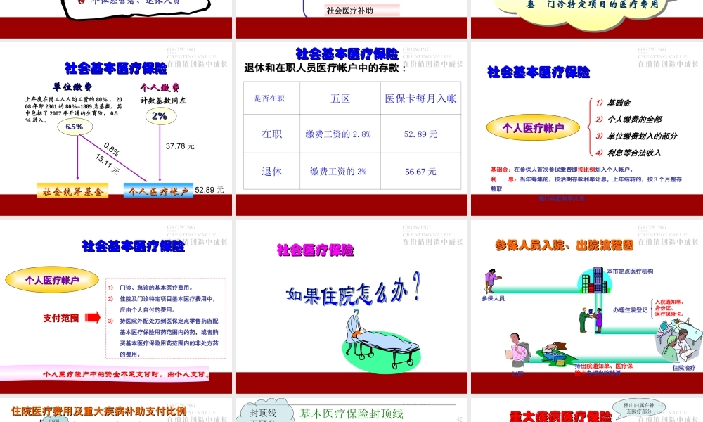 社保-医保基本知识简介.ppt