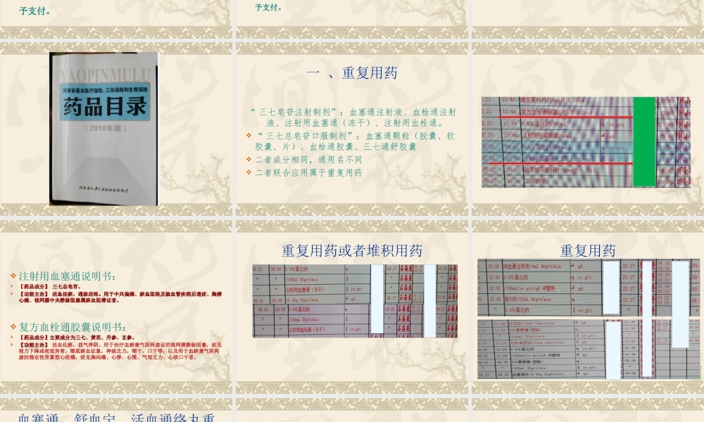 社保政策下的合理用药.ppt