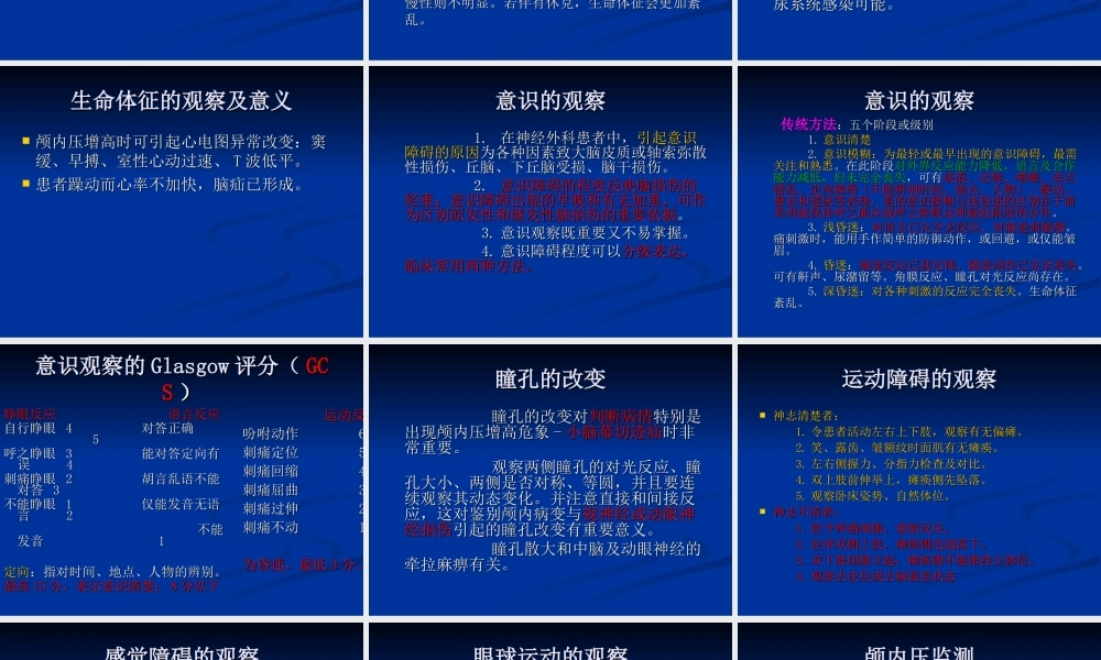 神经外科患者的病情观察.ppt