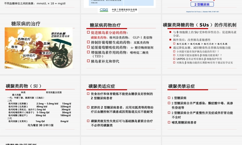 糖尿病基本用药.ppt