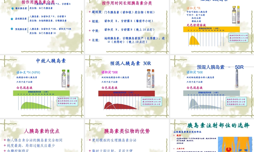 糖尿病宣教：胰岛素使用注意事项.ppt