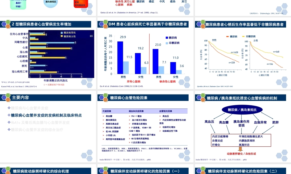 糖尿病心血管并发症.ppt