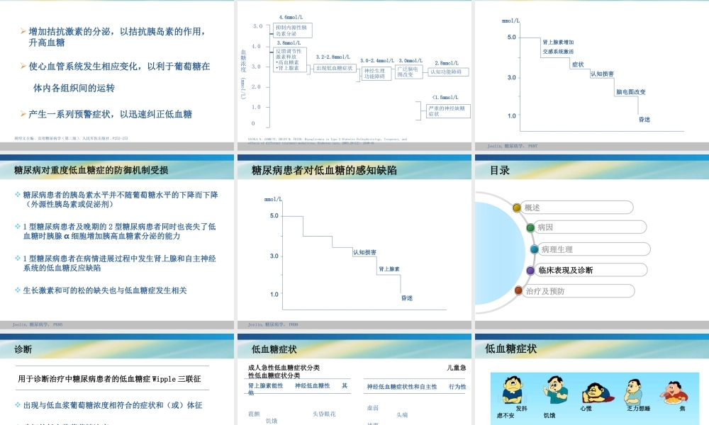 糖尿病性低血糖症详解.ppt