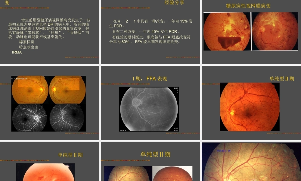 糖尿病性视网膜病变2014年.ppt