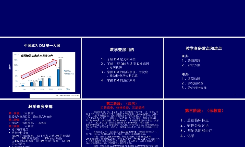 糖尿病教学查房.ppt