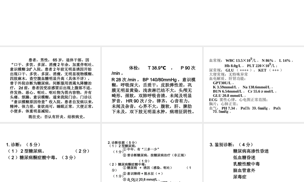 糖尿病病案分析.ppt