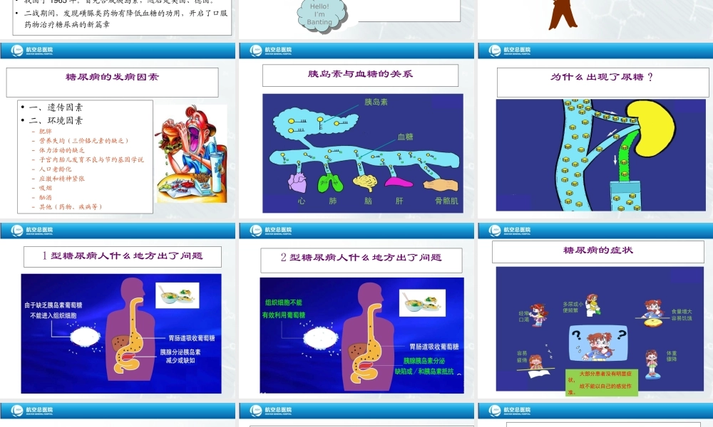 糖尿病的前世今生.ppt