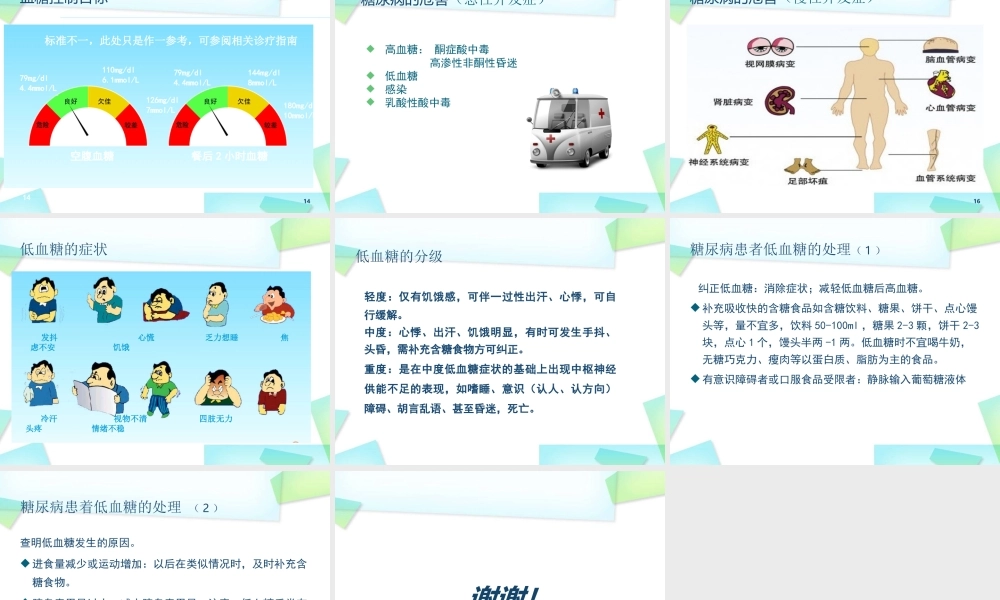 糖尿病的基础知识.ppt