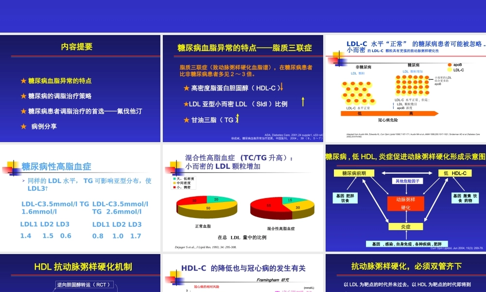 糖尿病的调脂.ppt