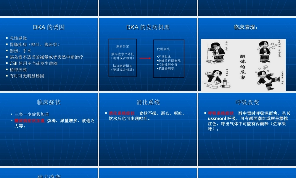 糖尿病酮症酸中毒的教学查房.ppt