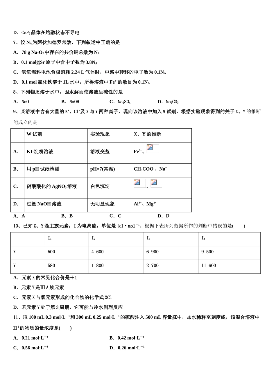 2023学年湖南省双峰一中高二化学第二学期期末联考模拟试题（含解析）.doc_第2页