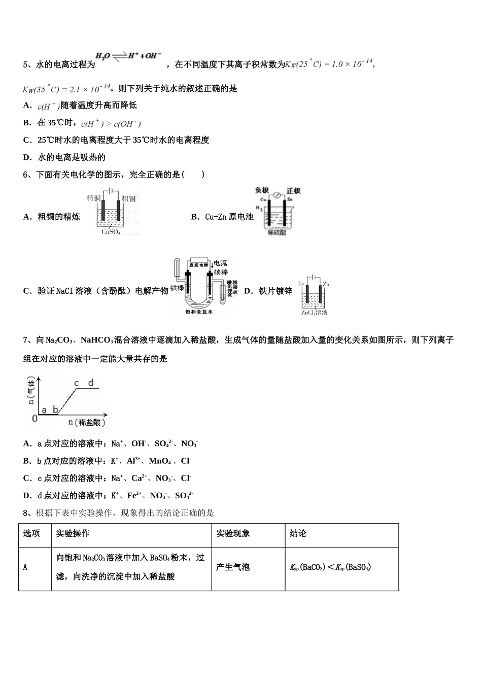 2023学年湖南省攸县第一中学高二化学第二学期期末学业水平测试试题（含解析）.doc_第2页