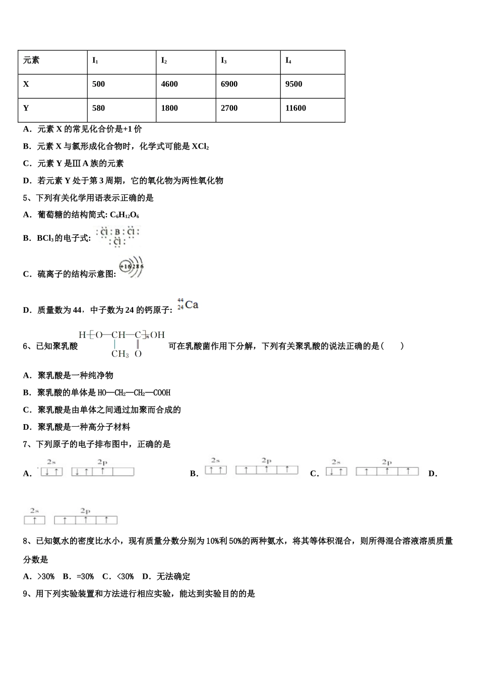 北京市房山区房山中学2023学年化学高二第二学期期末综合测试模拟试题（含解析）.doc_第2页