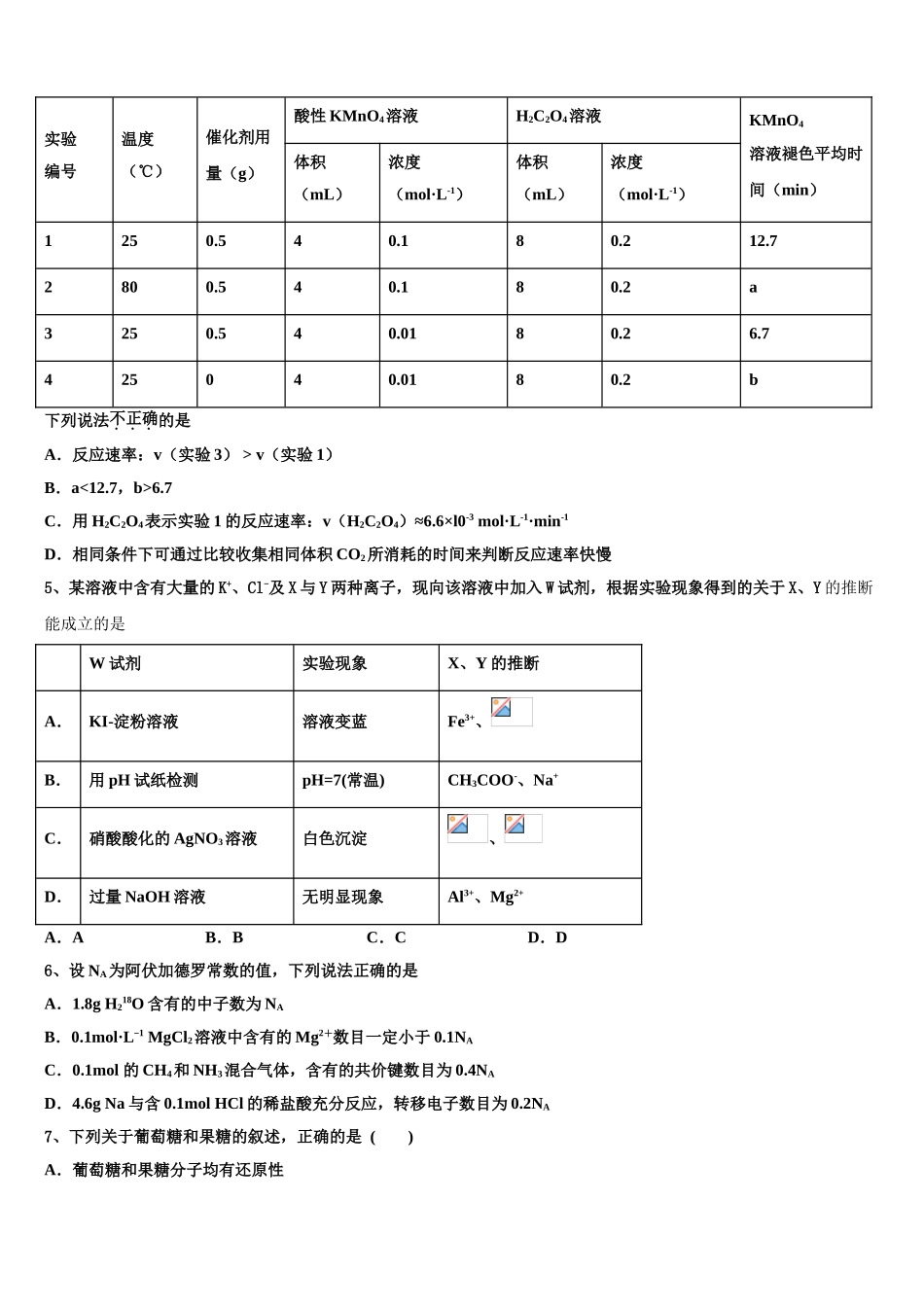 2023届山西省太原市六十六中高二化学第二学期期末监测模拟试题（含解析）.doc_第2页