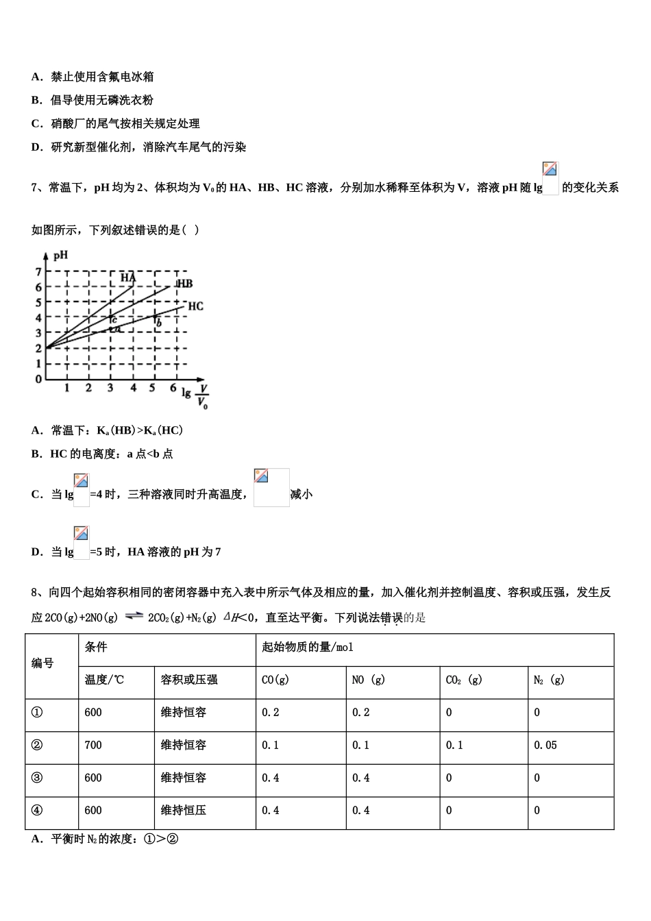 2023届陕西省西安市铁一中高二化学第二学期期末教学质量检测模拟试题（含解析）.doc_第2页