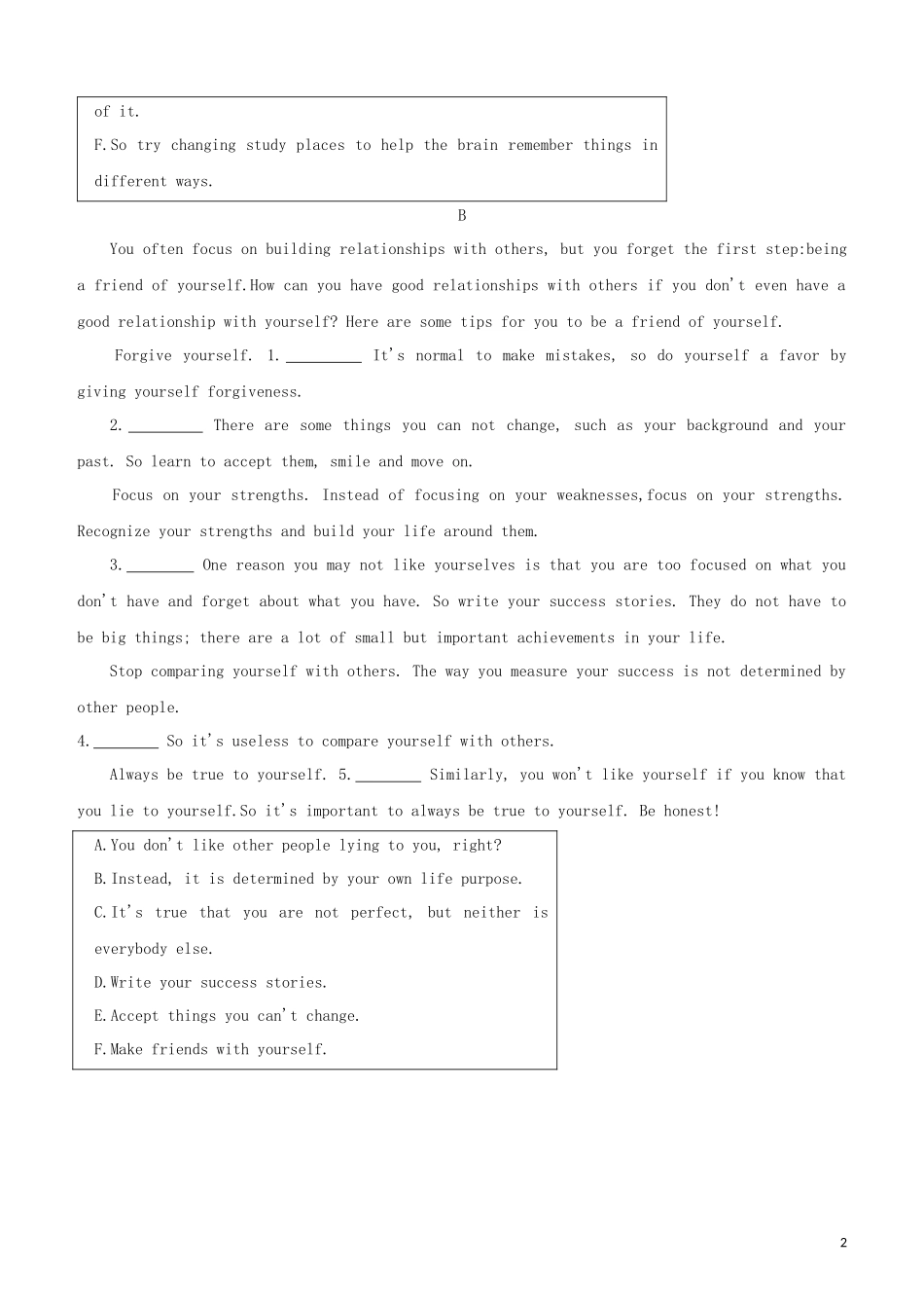 山西专版2023学年中考英语复习方案还原短文01学习提高+成长引导试题.docx_第2页