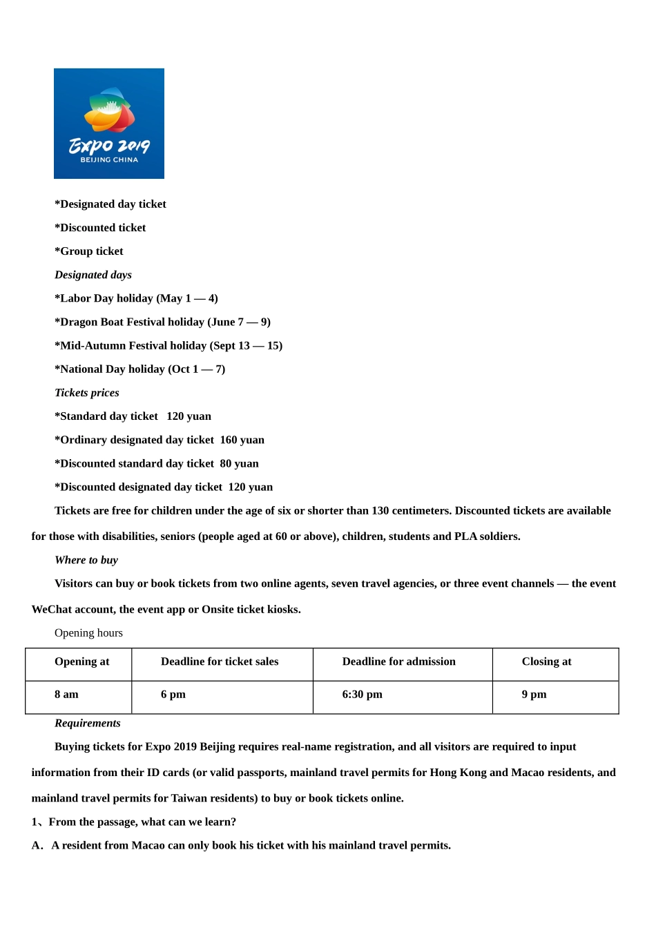 2023届浙江省金华十校高三下学期第六次检测英语试卷（含解析）.doc_第3页