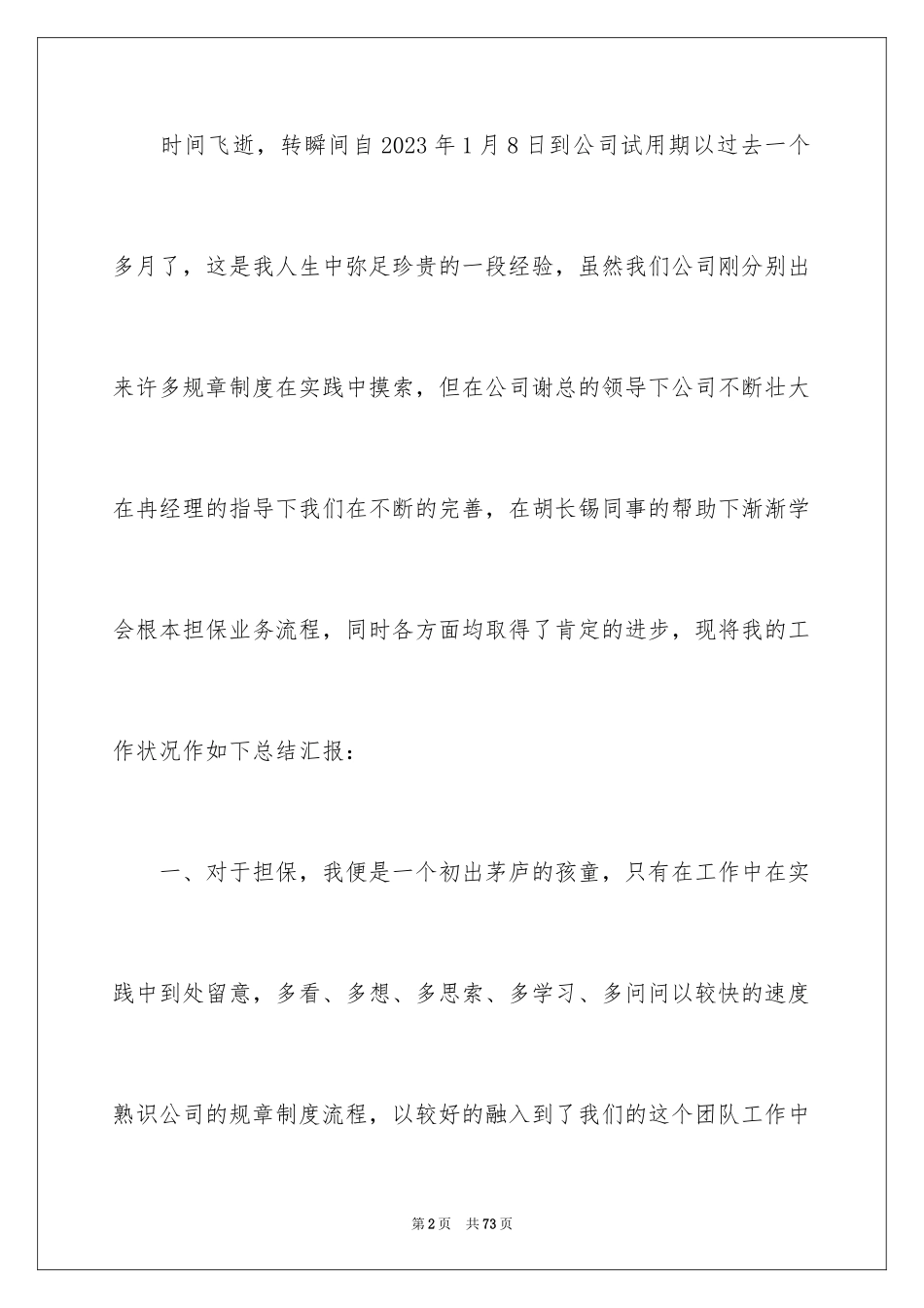 2023担保公司工作总结1范文.docx_第2页