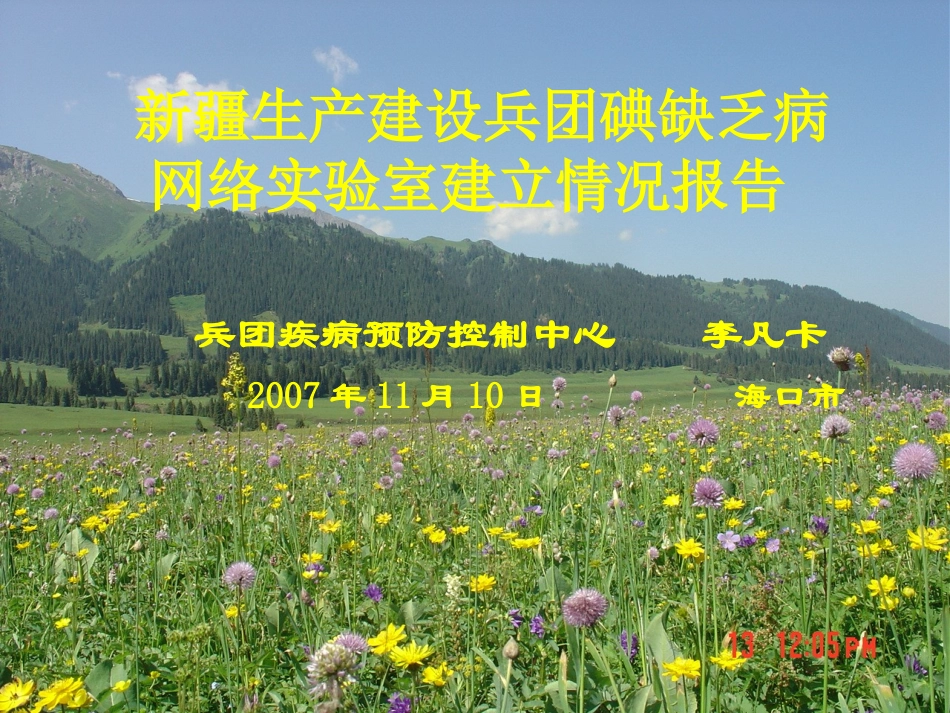 生产建设兵团碘缺乏病.ppt_第1页