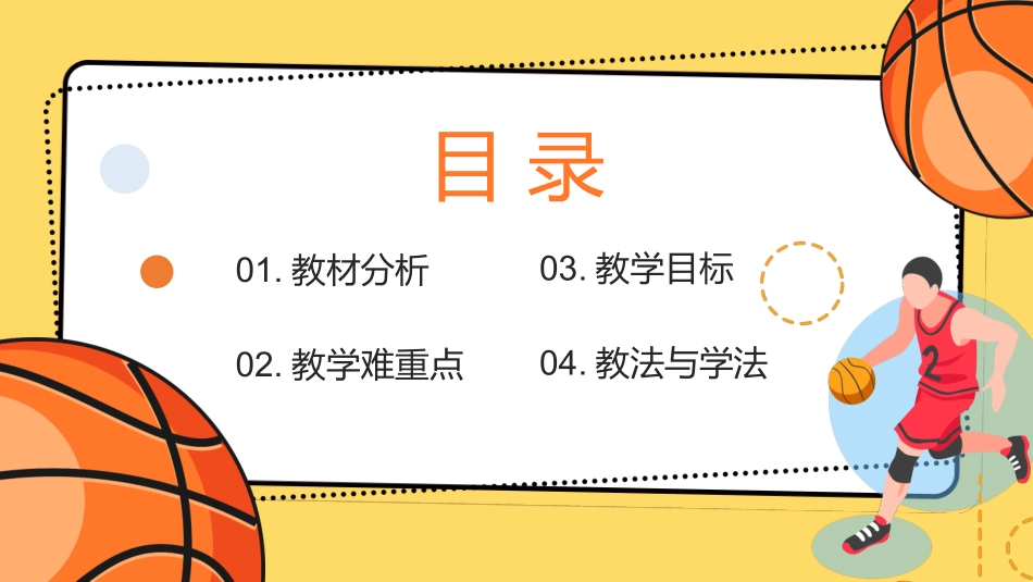 篮球体育课教学说课PPT模板.ppt_第2页