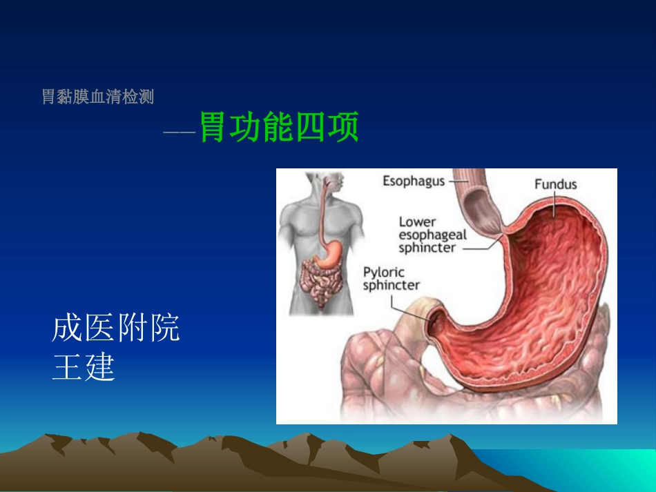 胃功能四项.ppt_第1页