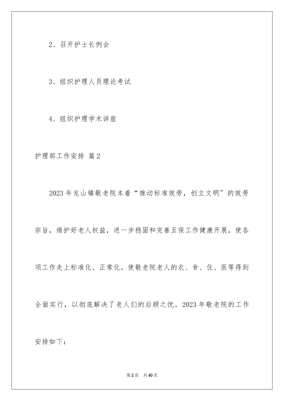 2023护理部工作计划10范文.docx_第2页