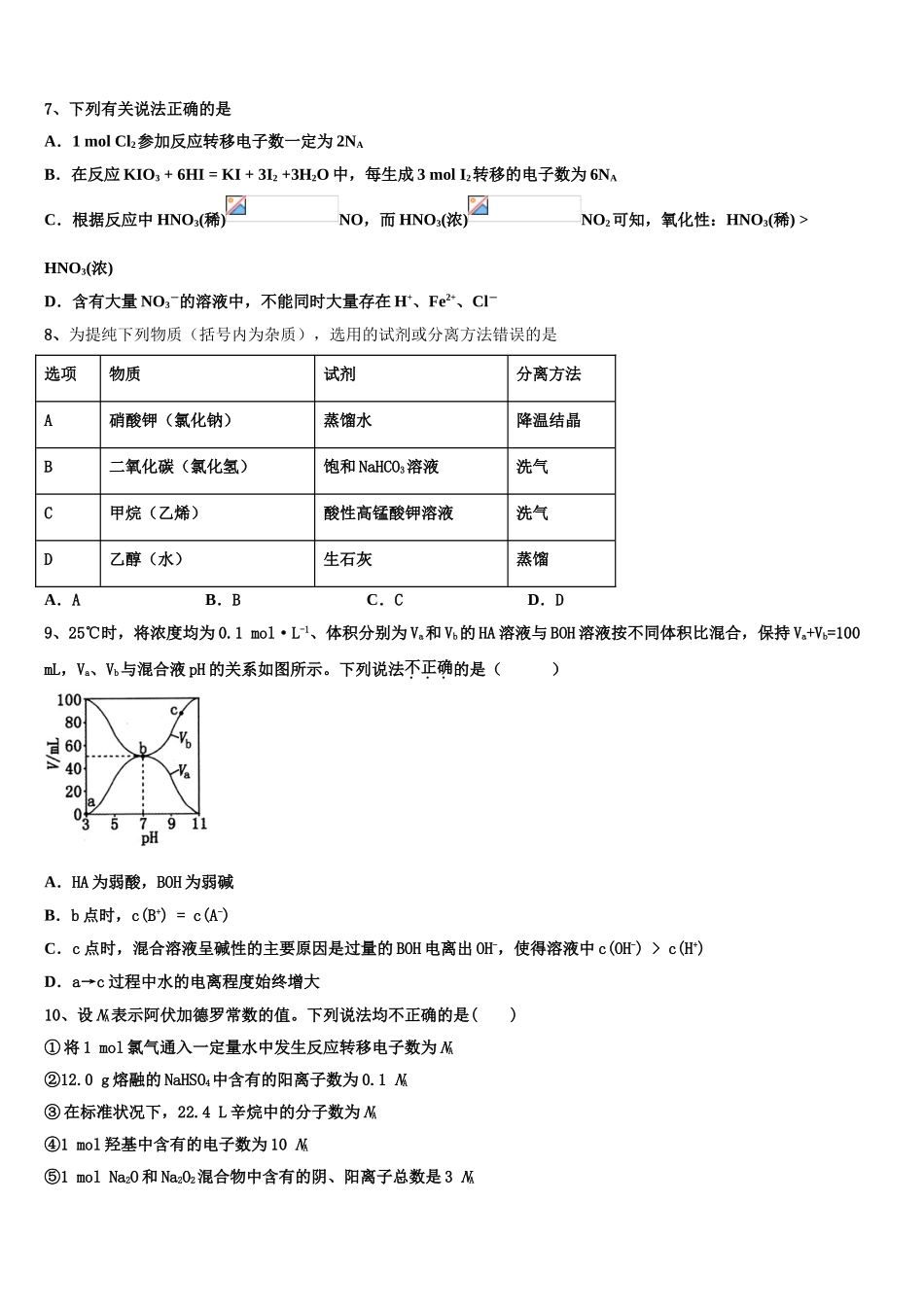 2023届江苏省南通市天星湖中学高二化学第二学期期末达标检测模拟试题（含解析）.doc_第2页