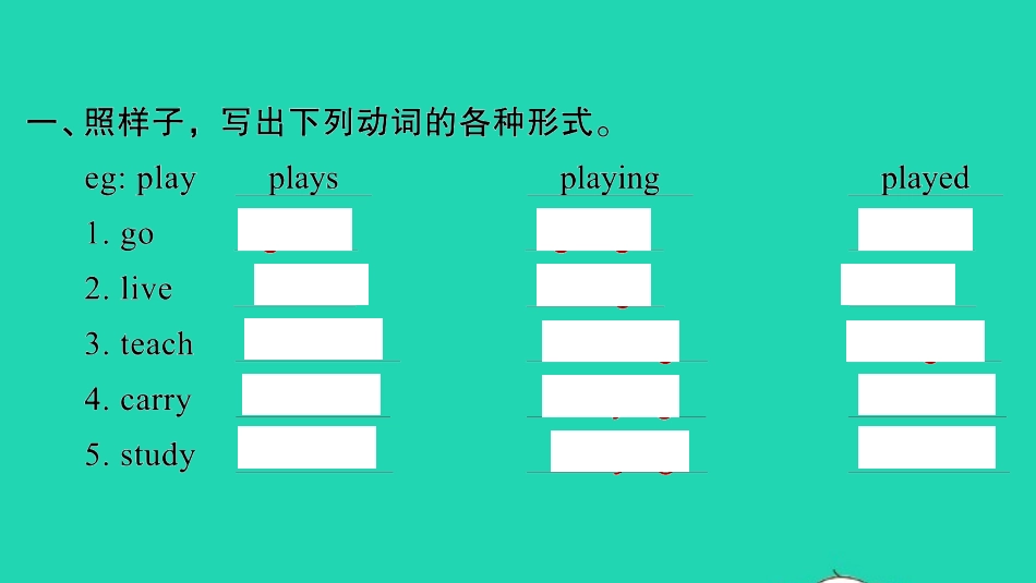 2021小考英语致高点专题三词汇第十讲动词二课件.pptx_第2页