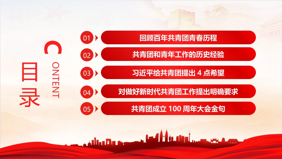 中学党团主题班会----在庆祝中国共产主义青年团成立100周年大会上的讲话PPT课件.pptx_第3页