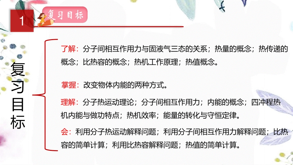2023学年年中考物理一轮复习专题06内能及其利用课件.pptx_第2页