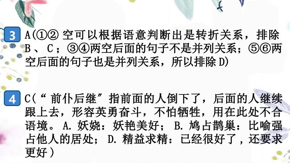 2023学年秋九年级语文上册期末专题二词语成语的理解与运用课件（人教版）.pptx_第3页