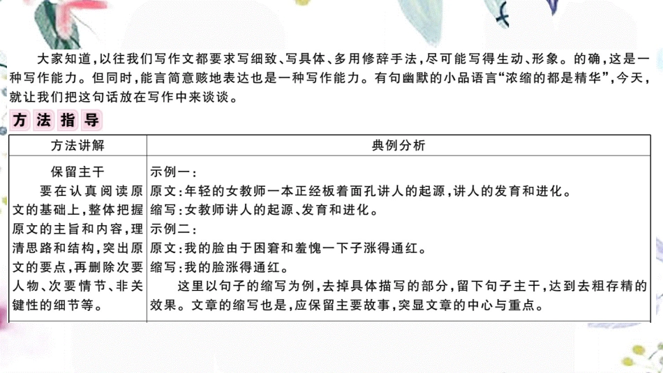 河南专版2023学年秋九年级语文上册第四单元作文指导作业课件（人教版）2.pptx_第2页