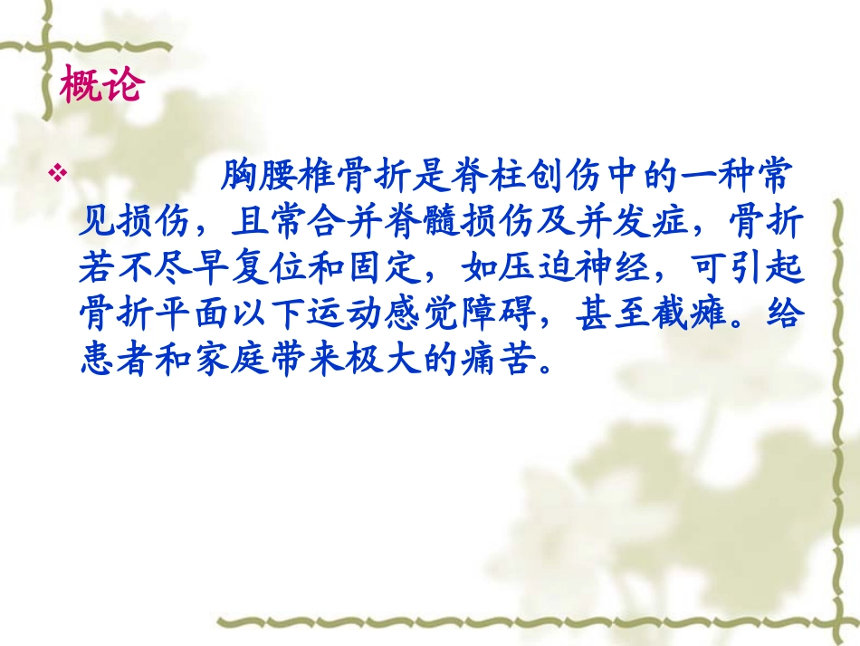 胸腰椎骨折后路钉棒系统内固定的手术查房.wps.ppt_第2页