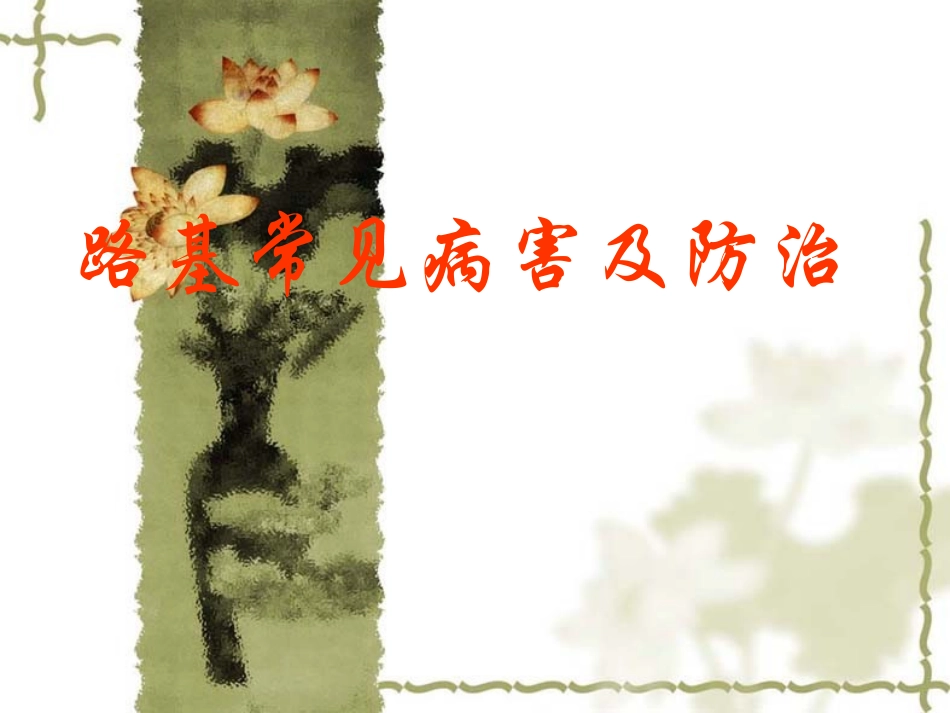 铁路路基常见病害及整治.ppt_第1页