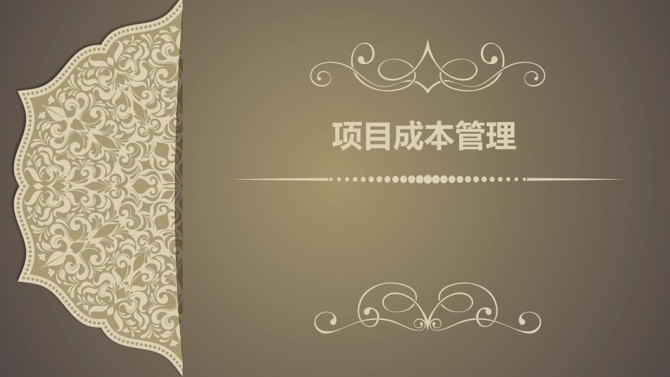项目成本管理.pptx_第1页