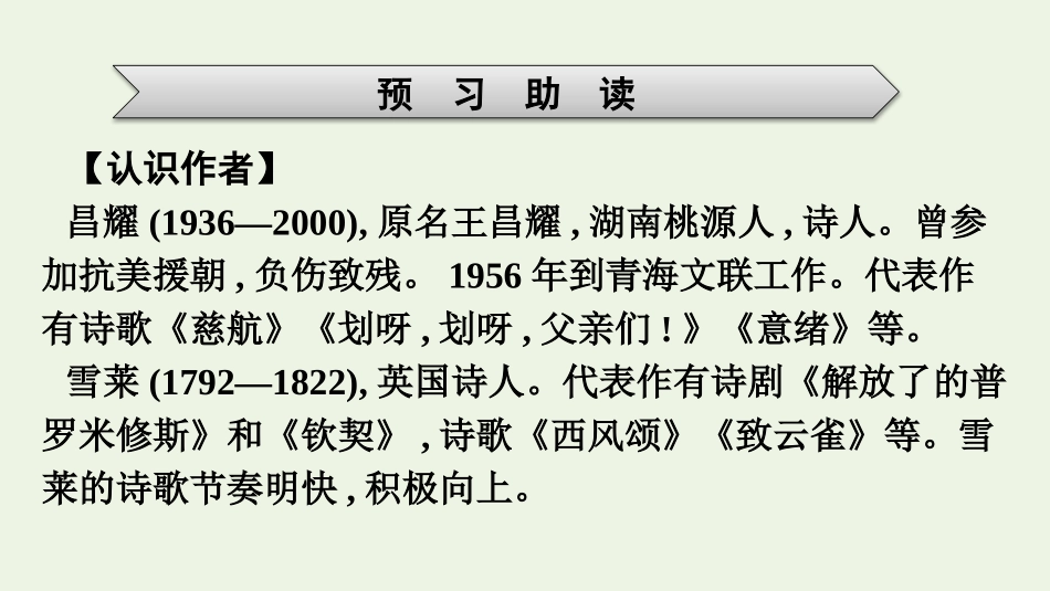 2021-2022学年新教材高中语文第1单元2峨日朵雪峰之侧致云雀课件新人教版必修上册.pptx_第3页