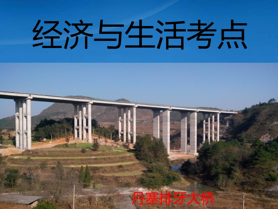 [精选]经济与生活考点.pptx_第1页