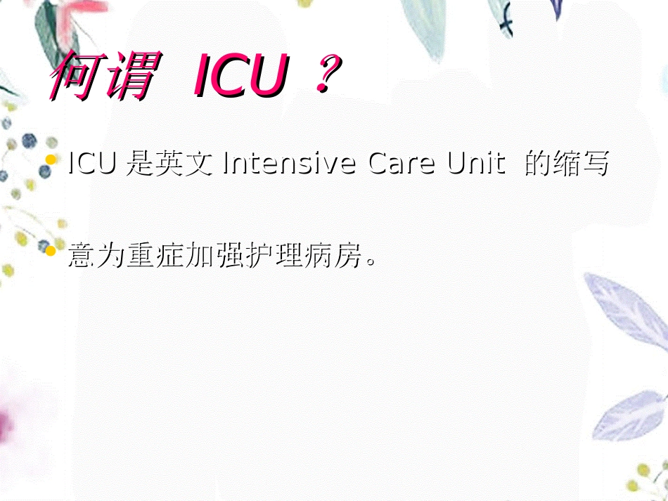 2023年ICU重症监护与护理（教学课件）.ppt_第2页