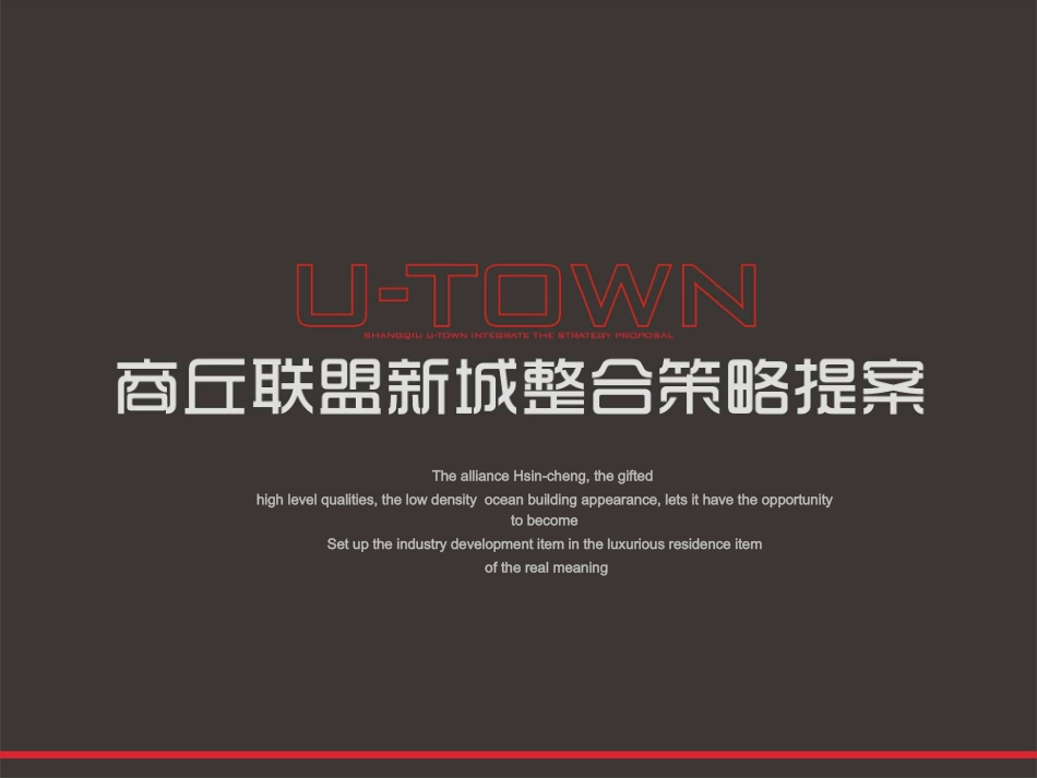 XXXX年商丘建业·联盟新城整合策略提案.pptx_第1页