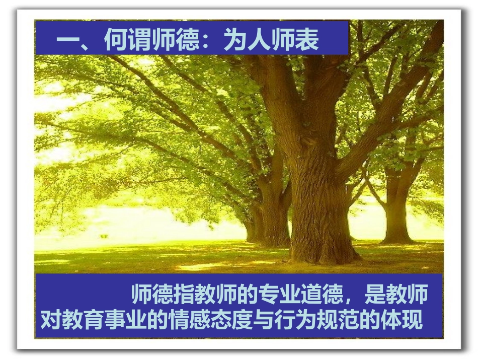 教师培训师德师风建设专题讲座《新说师德》.ppt_第2页