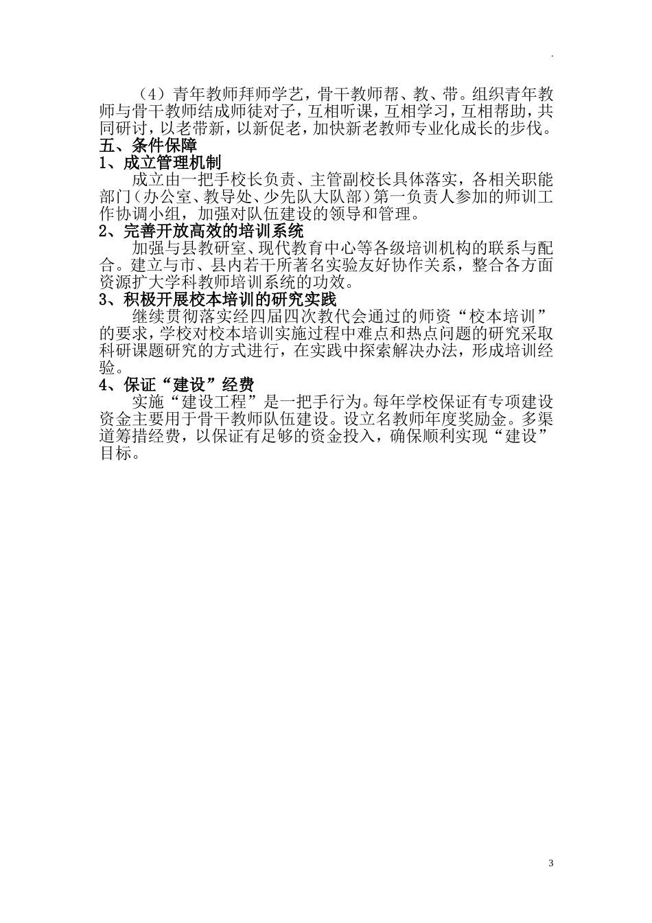 中小学十四五期间师资队伍建设规划.doc_第3页