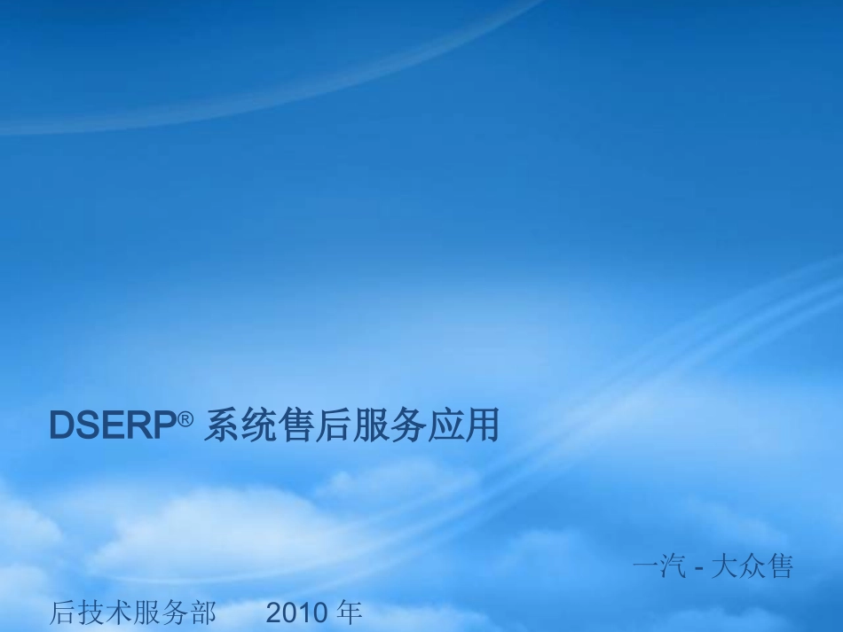 5DSERP修车管理-基础数据.pptx_第1页
