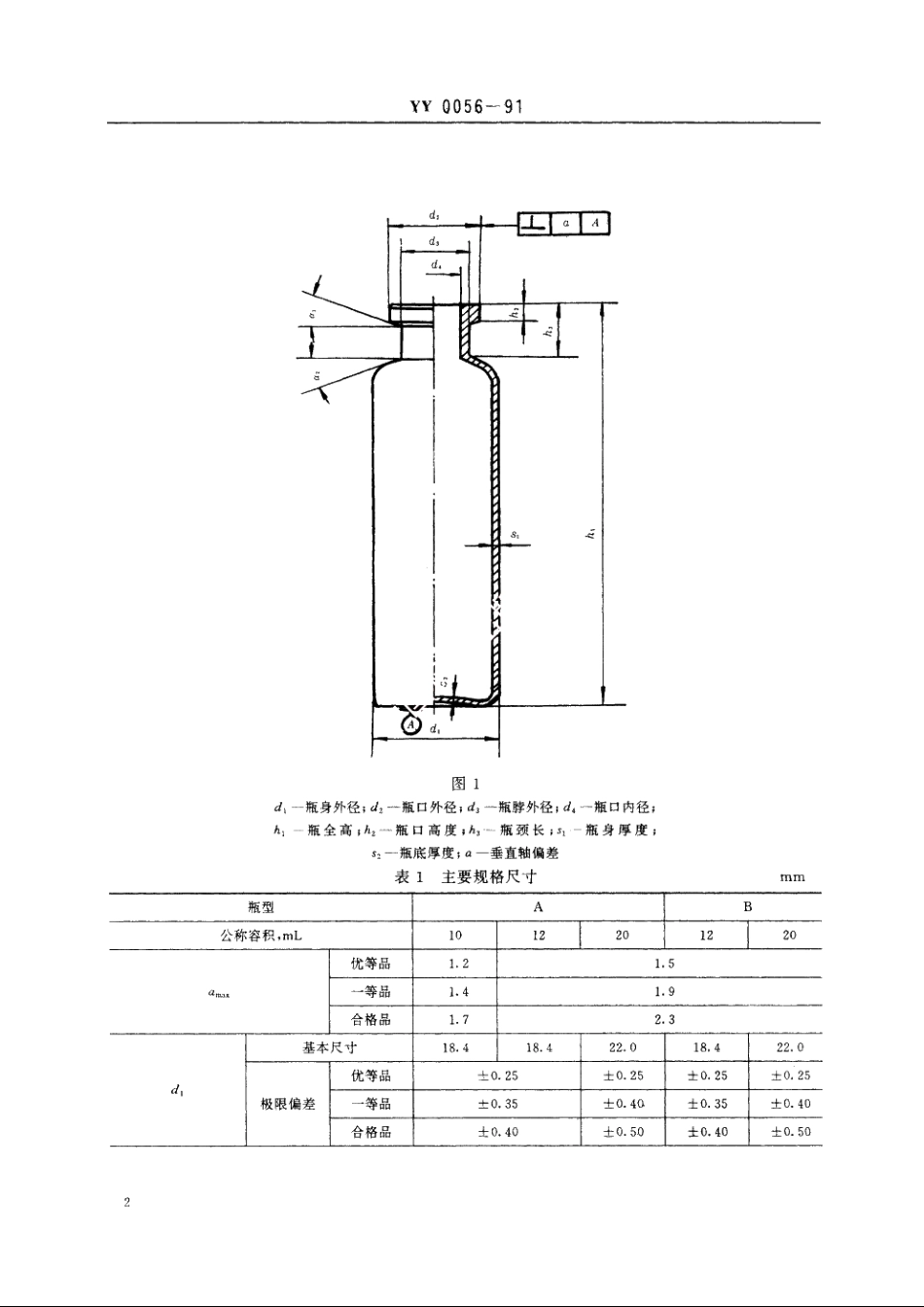 管制口服液瓶 YY 0056-1991.pdf_第3页