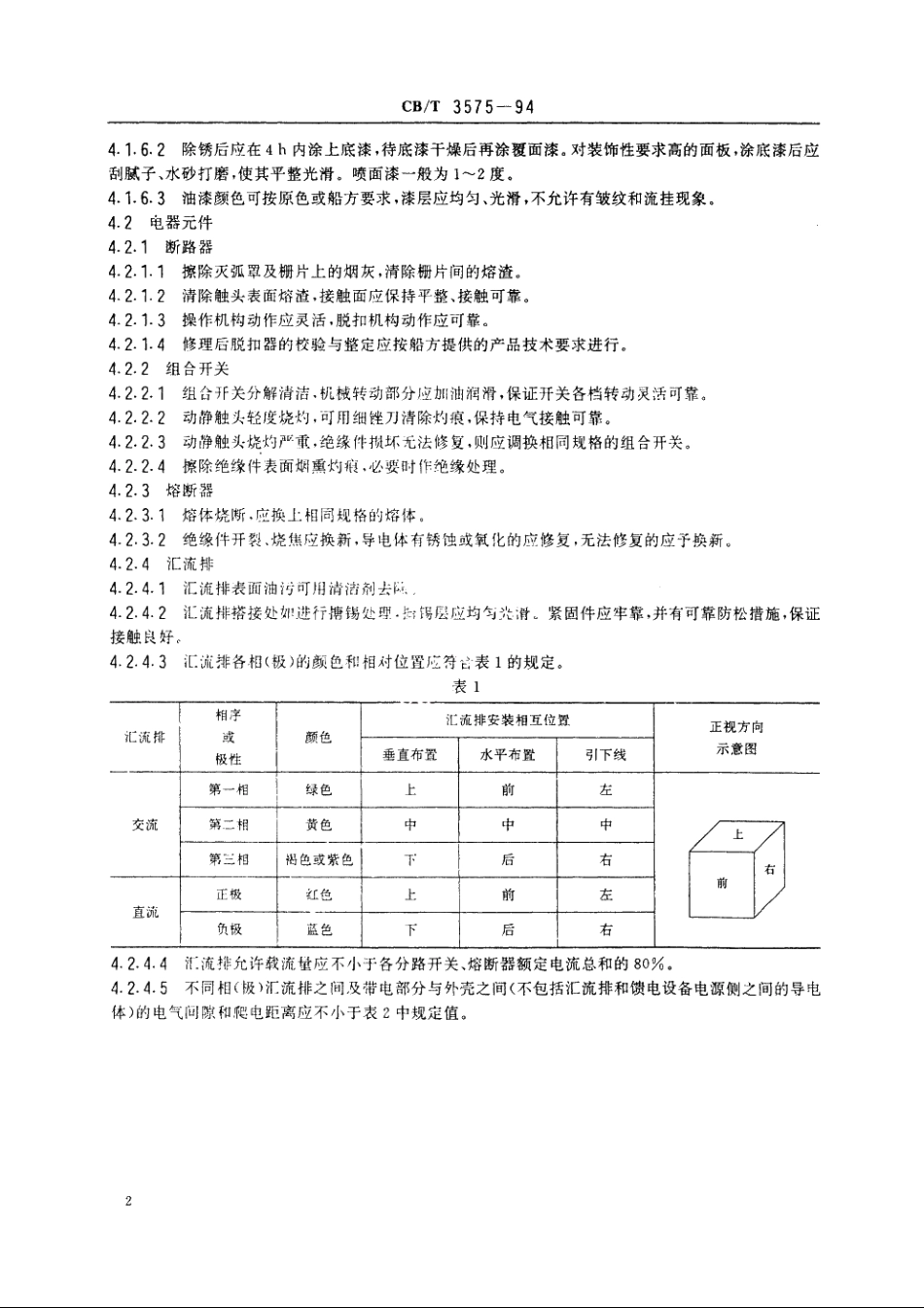 船舶配电箱修理技术要求 CBT 3575-1994.pdf_第3页